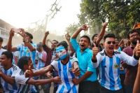 Emoción en Bangladesh tras el triunfo de Argentina vs Polonia