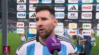 Messi: "No quiero hablar del árbitro porque después te sancionan"