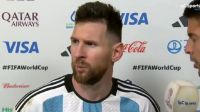¿A quién le dijo "bobo" Messi al final del partido?