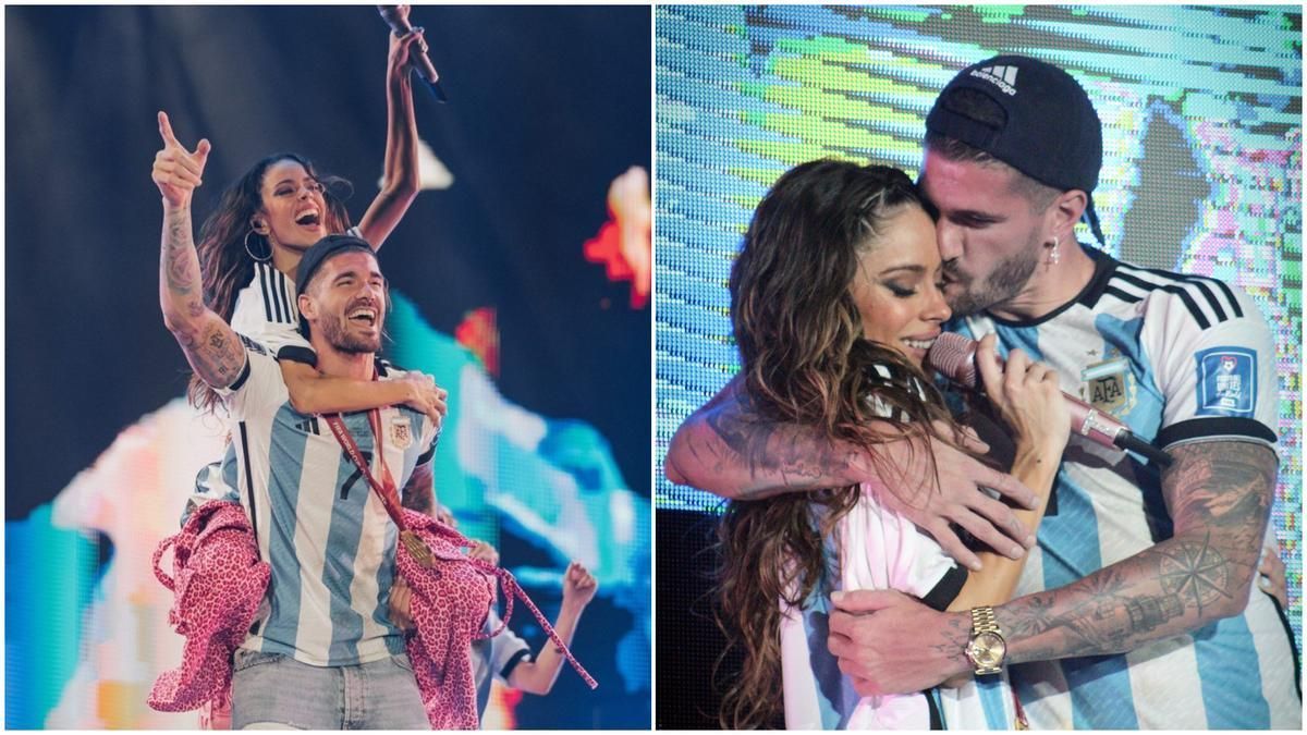 El saludo de cumpleaños de Rodrigo de Paul a Tini que derritió las redes
