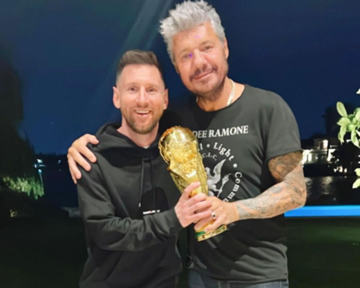 Marcelo Tinelli recibió a Lionel Messi con una gran cena familiar