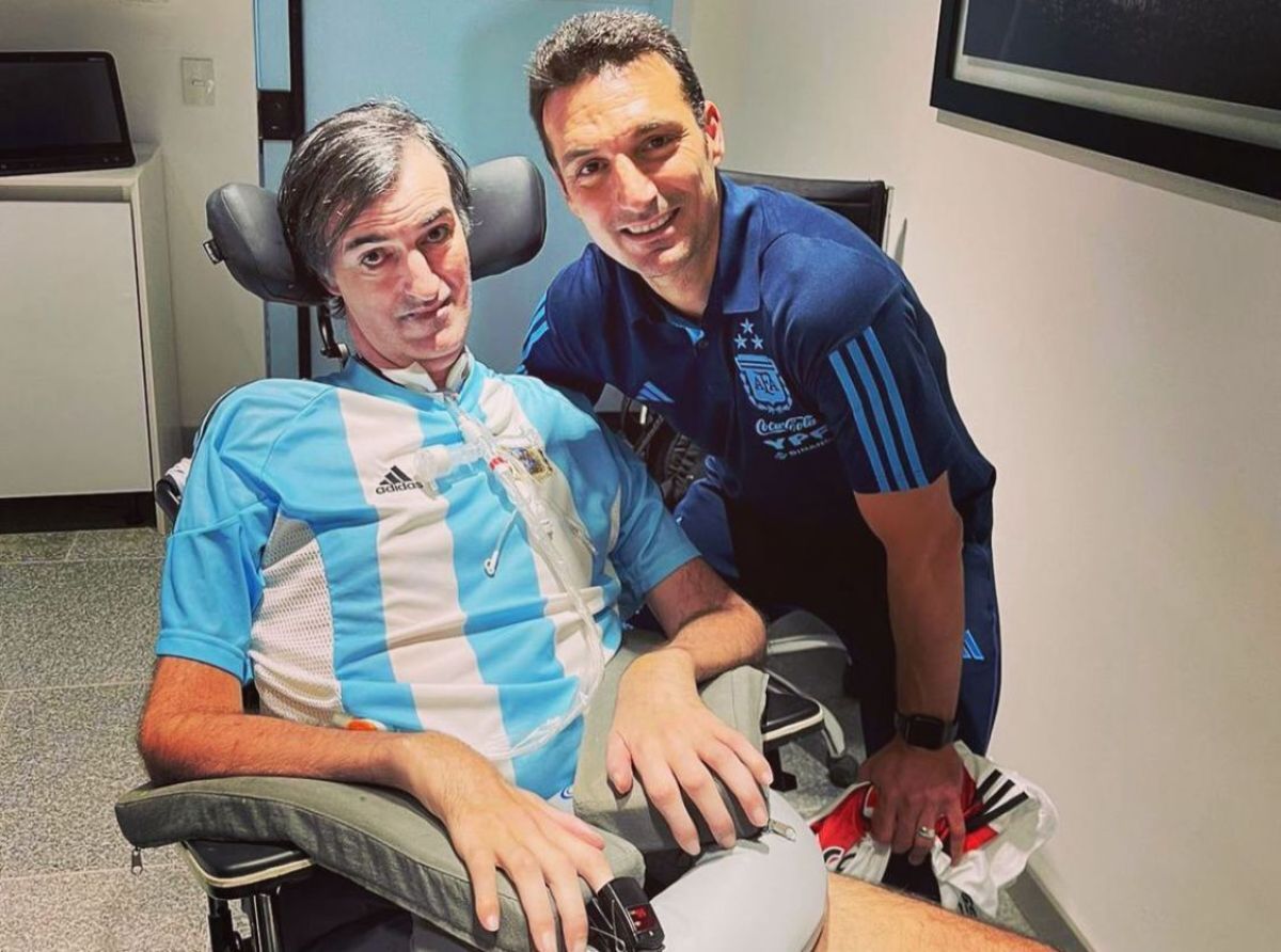 Esteban Bullrich se emocionó al conocer a Scaloni: “Humildad y sencillez”